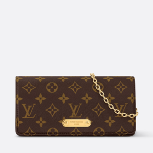 Wallet On Chain Lily Monogram Canvas - Wallets and Small Leather Goods